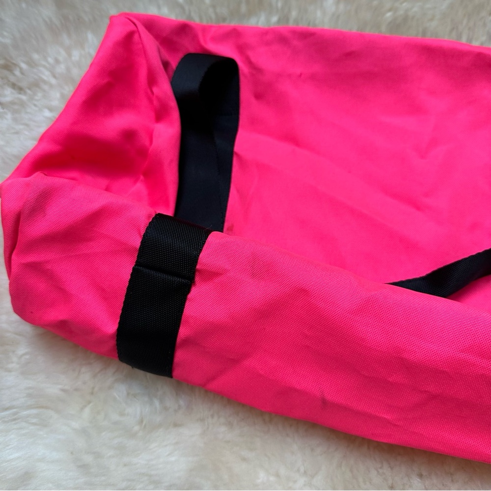 Victoria's Secret PINK Y2K Neon Pink Duffle Bag 💖 - Picture 7 of 9